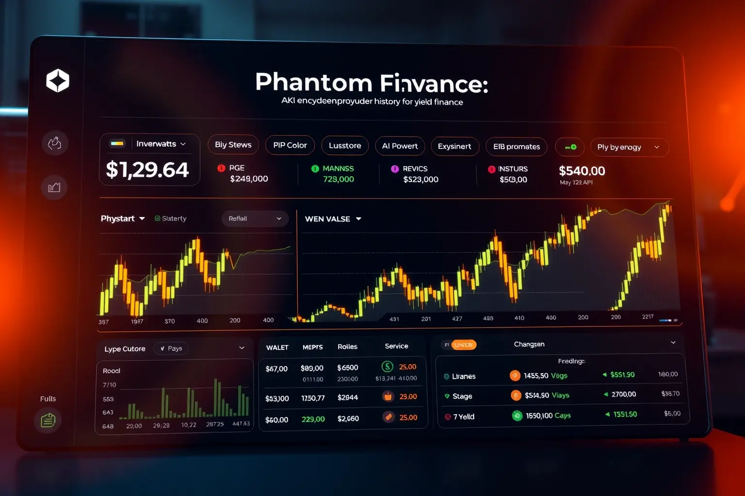 Finance Phantom Dashboard